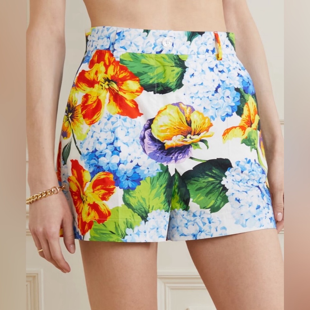 Dolce and Gabbana Floral Print Shorts